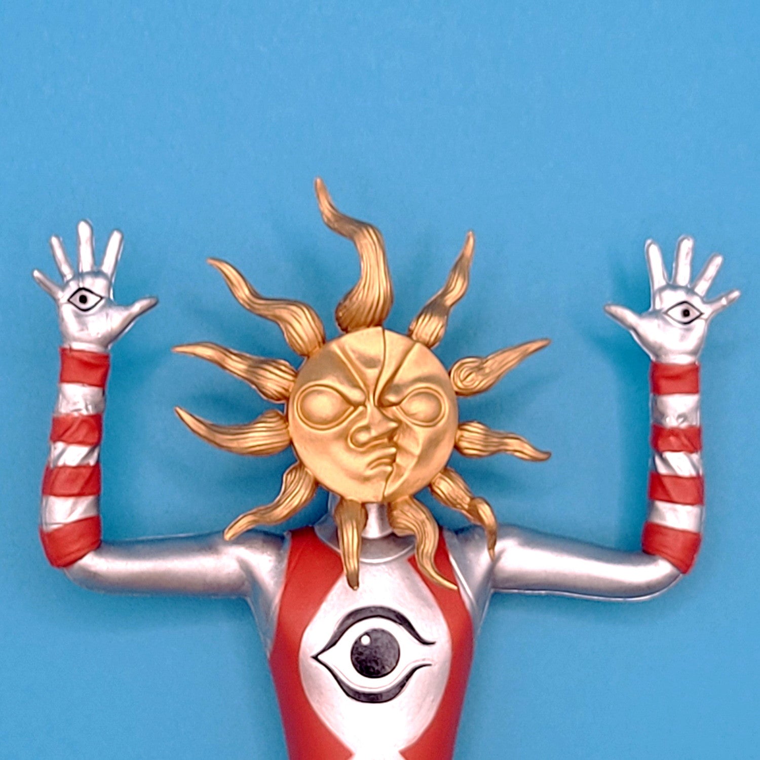 【中古即納】[FIG] 「タローマン」ベンダブルアクションフィギュア TAROMAN(タローマン) 岡本太郎式特撮活劇 完成品 海洋堂高知/南国堂(20251022)