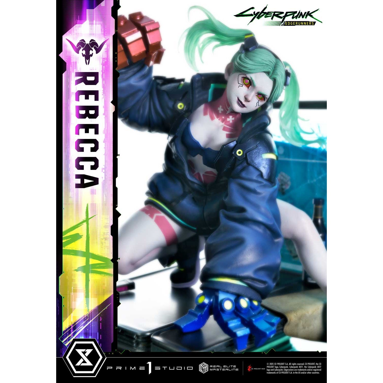【予約安心出荷】[FIG] リアルエリートマスターライン レベッカ サイバーパンク:エッジランナーズ 1/4 完成品 フィギュア(REMCP-03) プライム1スタジオ(2026年12月)
