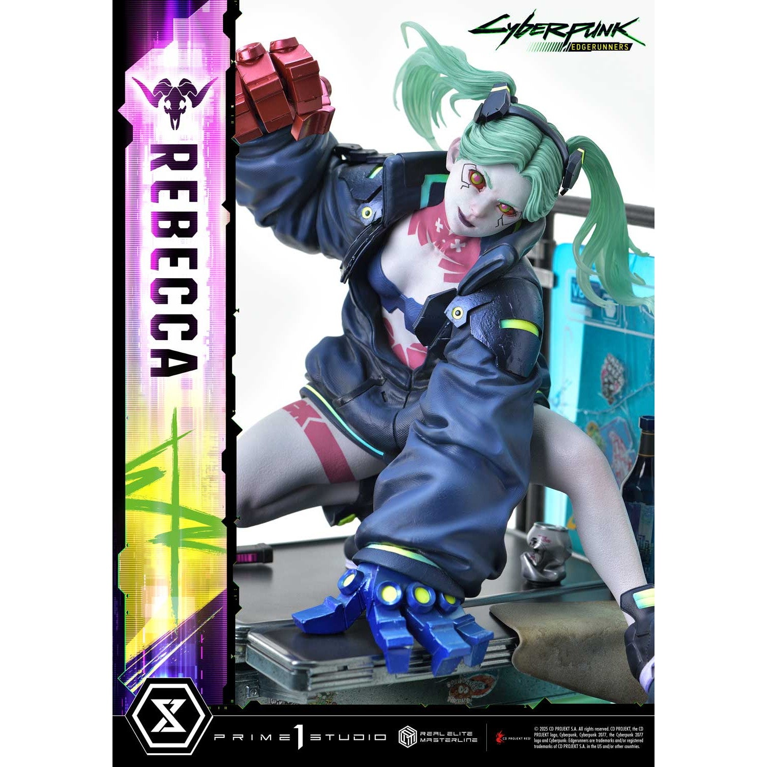 【予約安心出荷】[FIG] リアルエリートマスターライン レベッカ サイバーパンク:エッジランナーズ 1/4 完成品 フィギュア(REMCP-03) プライム1スタジオ(2026年12月)