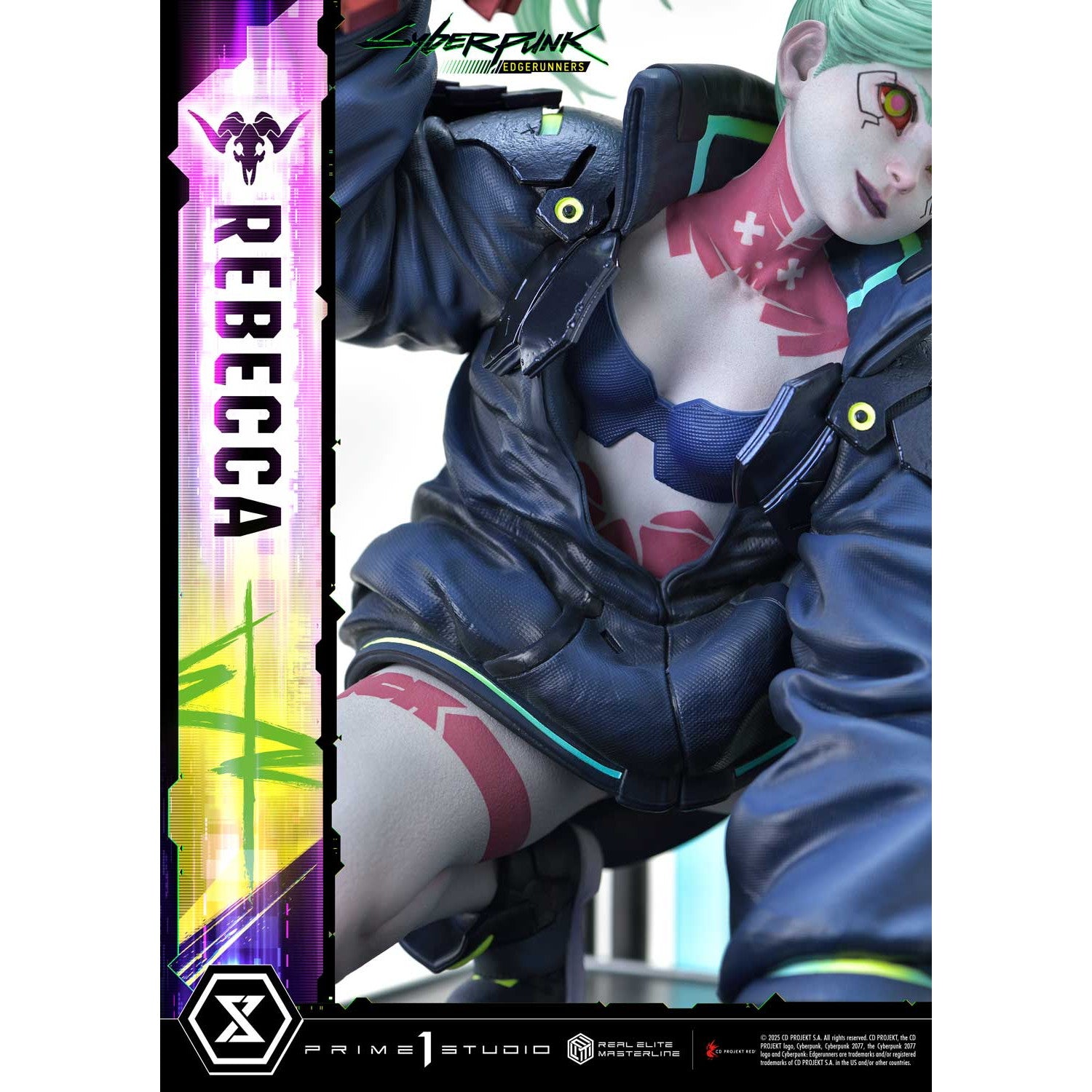 【予約安心出荷】[FIG] リアルエリートマスターライン レベッカ サイバーパンク:エッジランナーズ 1/4 完成品 フィギュア(REMCP-03) プライム1スタジオ(2026年12月)