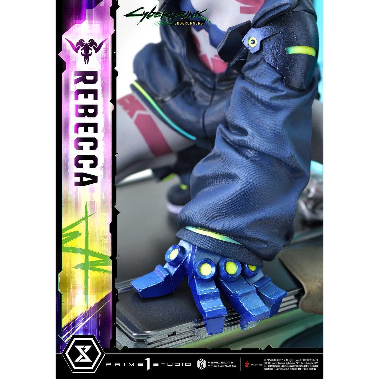 【予約安心出荷】[FIG] リアルエリートマスターライン レベッカ サイバーパンク:エッジランナーズ 1/4 完成品 フィギュア(REMCP-03) プライム1スタジオ(2026年12月)
