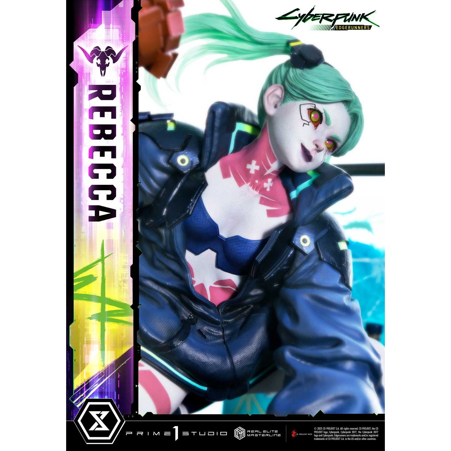【予約安心出荷】[FIG] リアルエリートマスターライン レベッカ サイバーパンク:エッジランナーズ 1/4 完成品 フィギュア(REMCP-03) プライム1スタジオ(2026年12月)