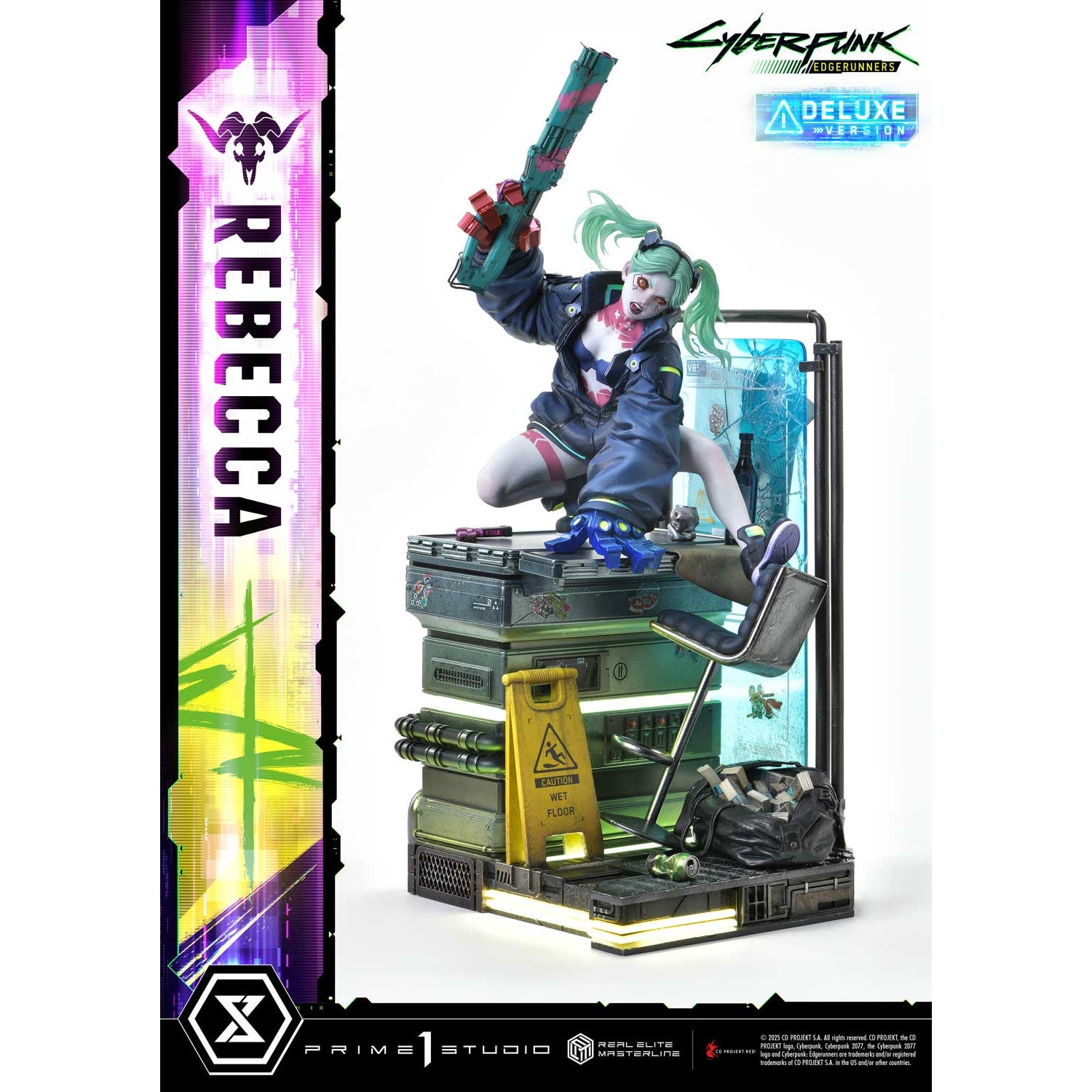 【予約安心出荷】[FIG] リアルエリートマスターライン レベッカ DX版 サイバーパンク:エッジランナーズ 1/4 完成品 フィギュア(REMCP-03DX) プライム1スタジオ(2026年12月)