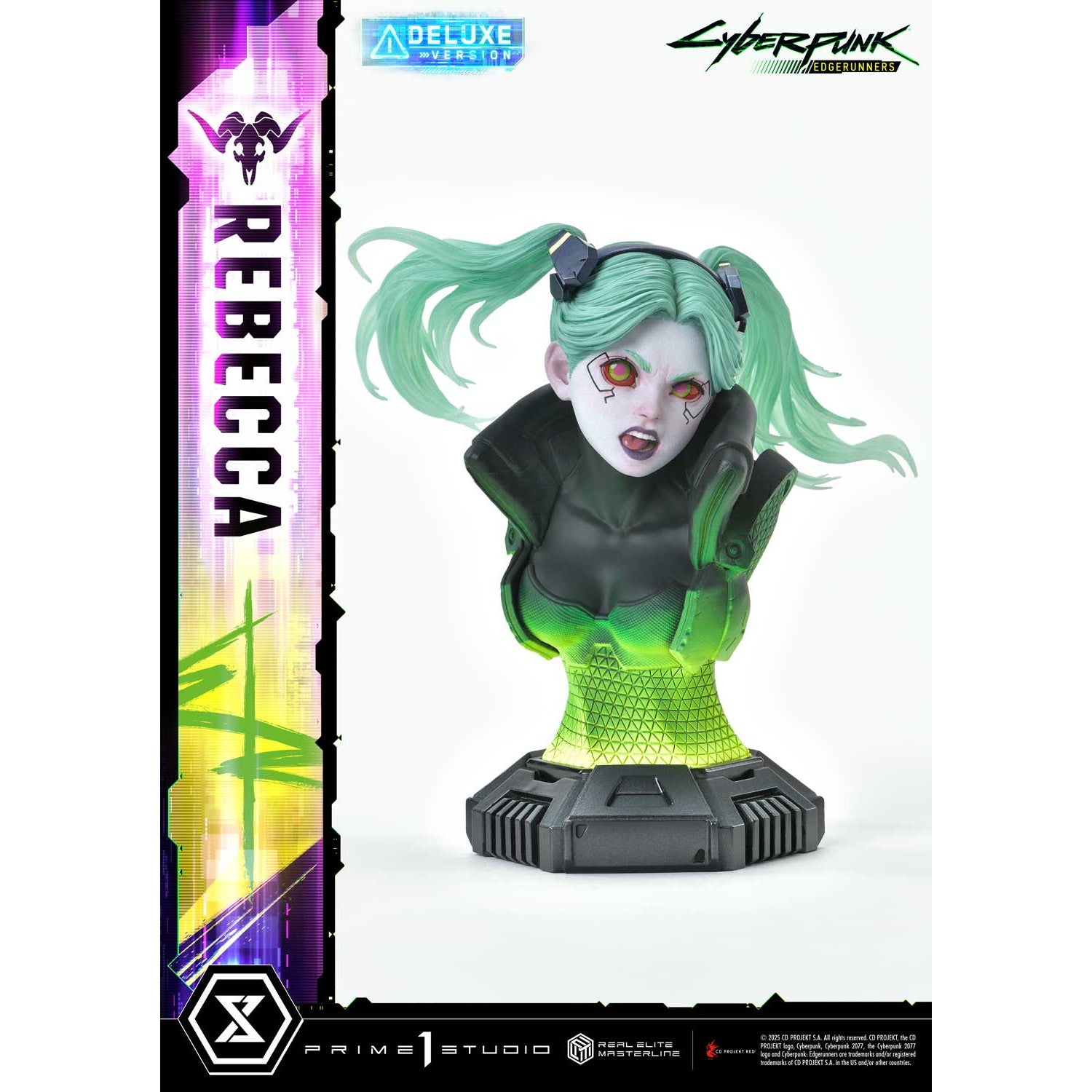 【予約安心出荷】[FIG] リアルエリートマスターライン レベッカ DX版 サイバーパンク:エッジランナーズ 1/4 完成品 フィギュア(REMCP-03DX) プライム1スタジオ(2026年12月)