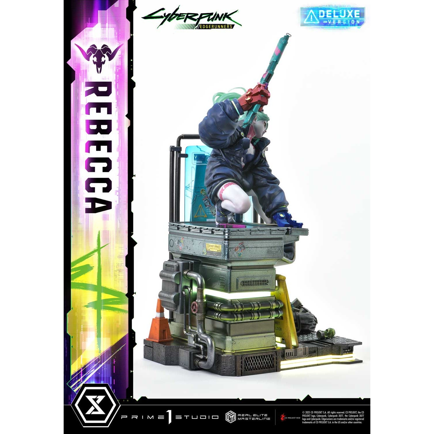 【予約安心出荷】[FIG] リアルエリートマスターライン レベッカ DX版 サイバーパンク:エッジランナーズ 1/4 完成品 フィギュア(REMCP-03DX) プライム1スタジオ(2026年12月)