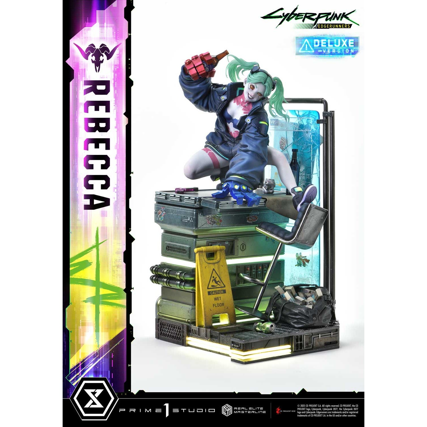 【予約安心出荷】[FIG] リアルエリートマスターライン レベッカ DX版 サイバーパンク:エッジランナーズ 1/4 完成品 フィギュア(REMCP-03DX) プライム1スタジオ(2026年12月)