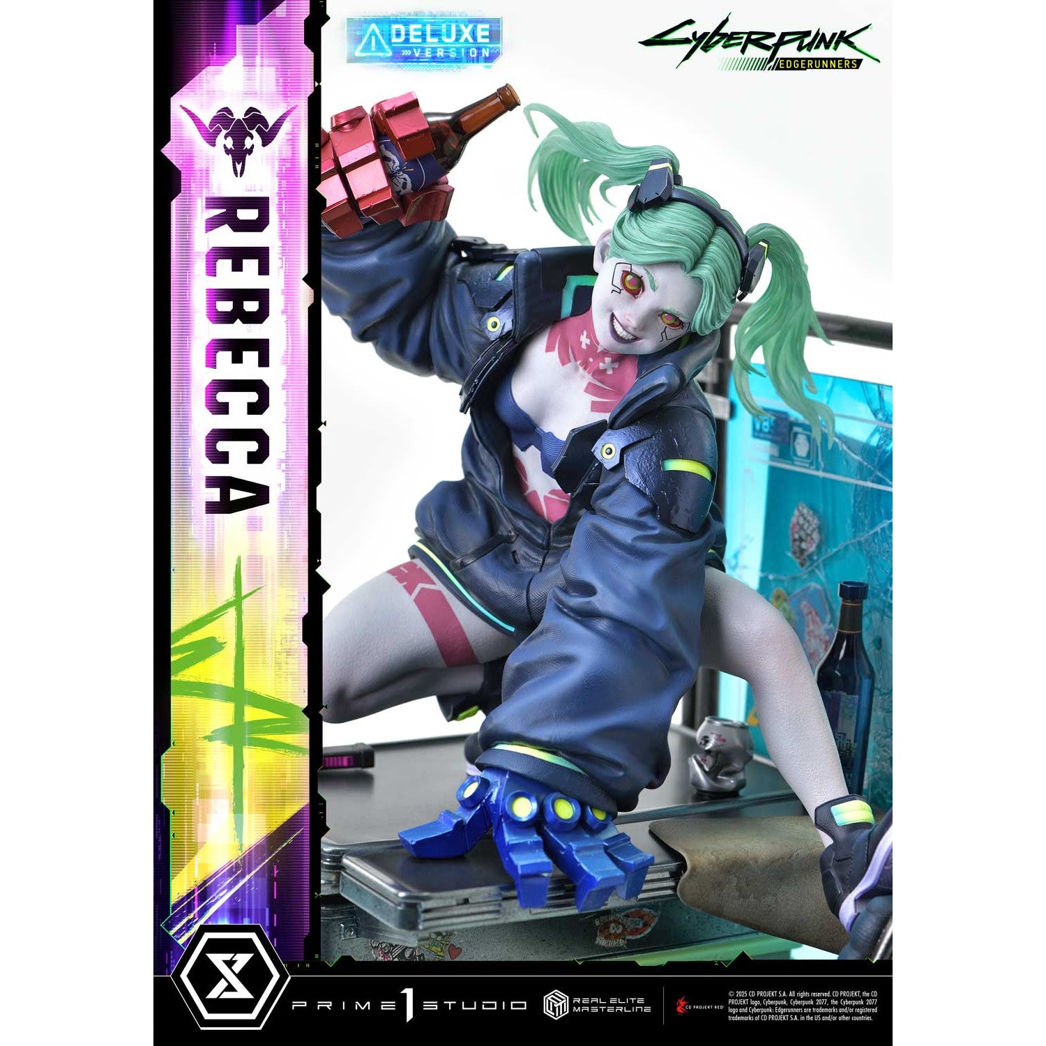 【予約安心出荷】[FIG] リアルエリートマスターライン レベッカ DX版 サイバーパンク:エッジランナーズ 1/4 完成品 フィギュア(REMCP-03DX) プライム1スタジオ(2026年12月)