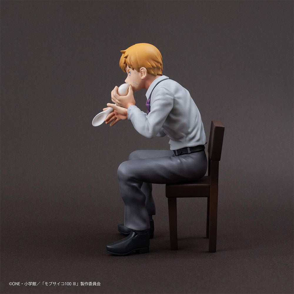【新品即納】[FIG] 缶バッジ付属 霊幻新隆(れいげんあらたか) モブサイコ100 III×文房具カフェ 2022 完成品 フィギュア ユニオンクリエイティブ(20260331)