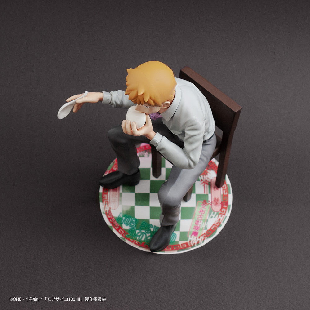 【新品即納】[FIG] 缶バッジ付属 霊幻新隆(れいげんあらたか) モブサイコ100 III×文房具カフェ 2022 完成品 フィギュア ユニオンクリエイティブ(20260331)