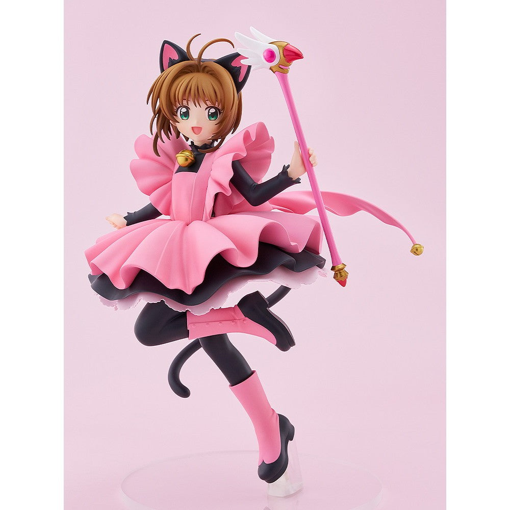 【新品】【お取り寄せ】[FIG] POP UP PARADE(ポップアップパレード) 木之本桜(きのもとさくら) 黒猫風コスチュームVer. L size カードキャプターさくら クロウカード編 完成品 フィギュア グッドスマイルカンパニー(20260205)