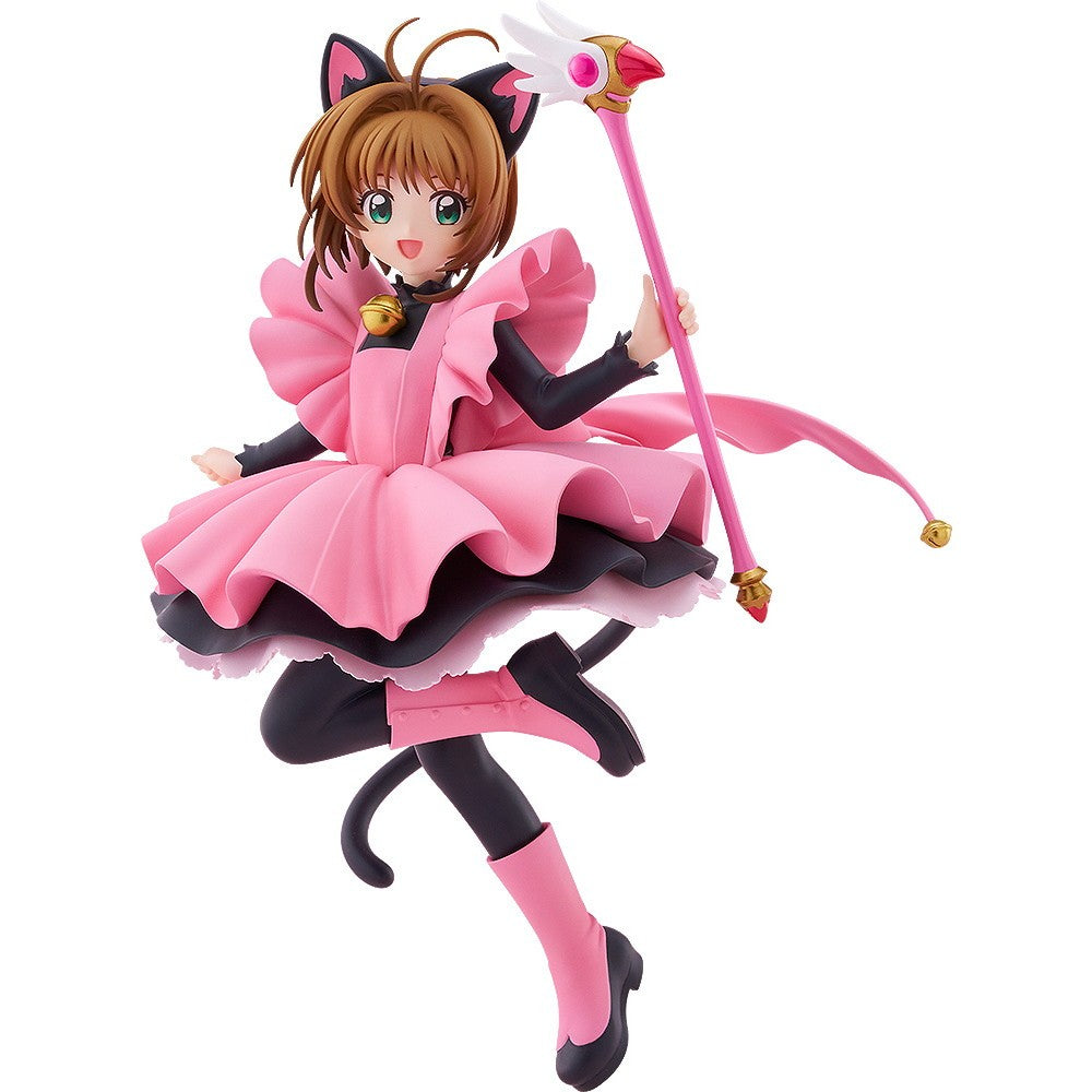 【新品】【お取り寄せ】[FIG] POP UP PARADE(ポップアップパレード) 木之本桜(きのもとさくら) 黒猫風コスチュームVer. L size カードキャプターさくら クロウカード編 完成品 フィギュア グッドスマイルカンパニー(20260205)