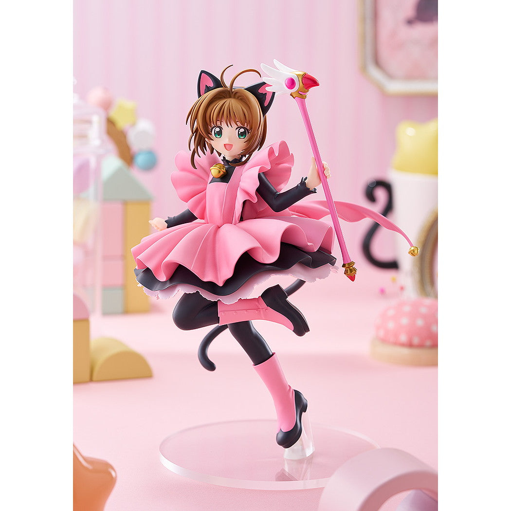 【予約安心出荷】[FIG] POP UP PARADE(ポップアップパレード) 木之本桜(きのもとさくら) 黒猫風コスチュームVer. L size カードキャプターさくら クロウカード編 完成品 フィギュア グッドスマイルカンパニー(2026年2月)