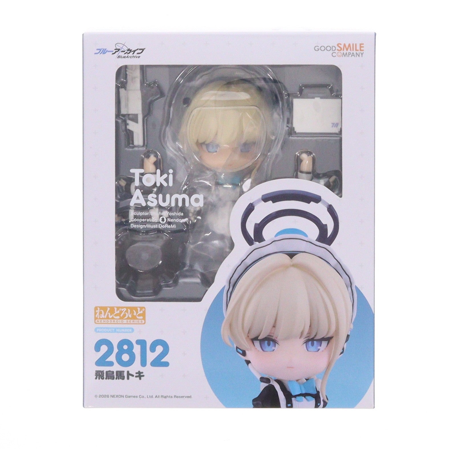 【中古即納】[FIG] ねんどろいど 2812 飛鳥馬トキ(あすまとき) ブルーアーカイブ -Blue Archive- 完成品 可動フィギュア グッドスマイルカンパニー(20260124)