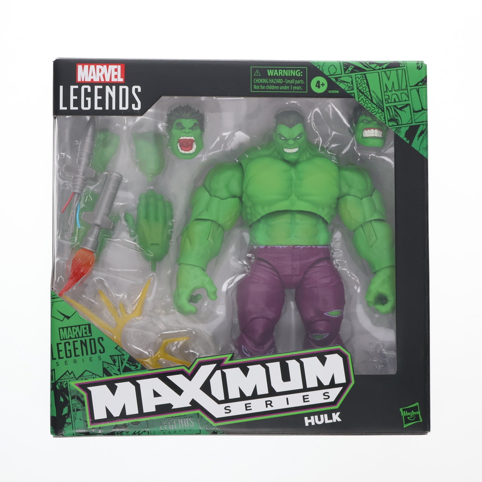 【中古即納】[FIG] マーベル・レジェンドMAXIMUM ハルク[コミック] 完成品 6インチ・アクションフィギュア ハズブロ(20250615)