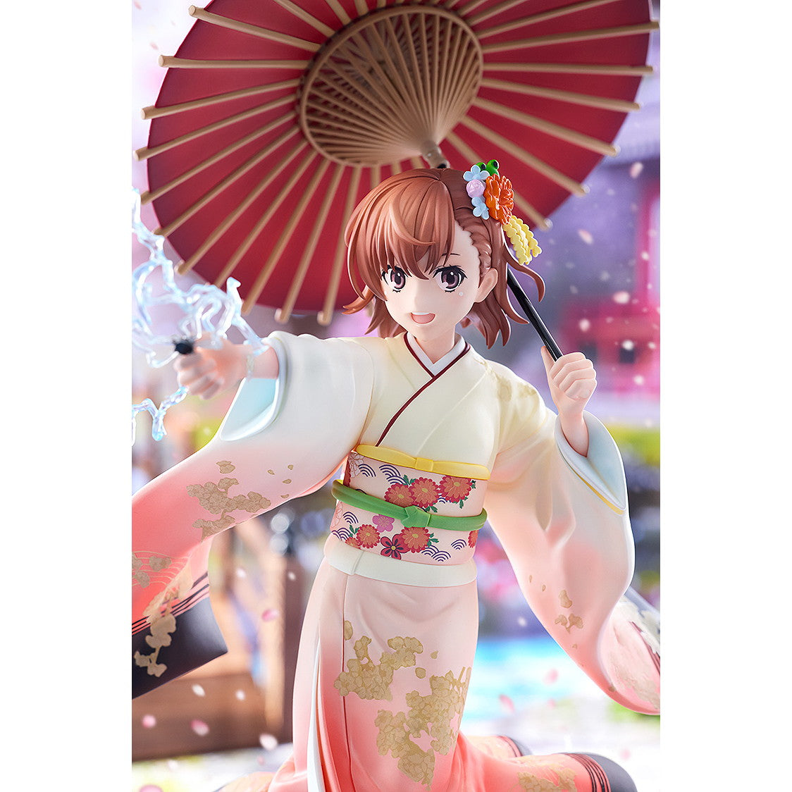 【新品即納】[FIG] 御坂美琴(みさかみこと) 振袖ver. とある科学の超電磁砲T 1/7 完成品 フィギュア KADOKAWA(カドカワ)(20260326)