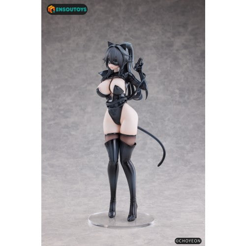 【予約安心出荷】[FIG] タペストリー付属 猫の女 Happyちゃん 1/6 完成品 フィギュア ENSOUTOYS(エンソウトイズ)(20260531)