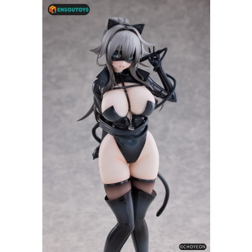 【予約安心出荷】[FIG] タペストリー付属 猫の女 Happyちゃん 異色版 1/6 完成品 フィギュア ENSOUTOYS(エンソウトイズ)(20260531)