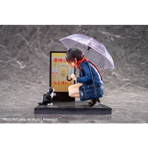 【予約安心出荷】[FIG] ねこ&薔薇パーツ付属 「雨の日」--出会い Illustrated by Catzz 1/7 完成品 フィギュア EUSUN(2026年4月)