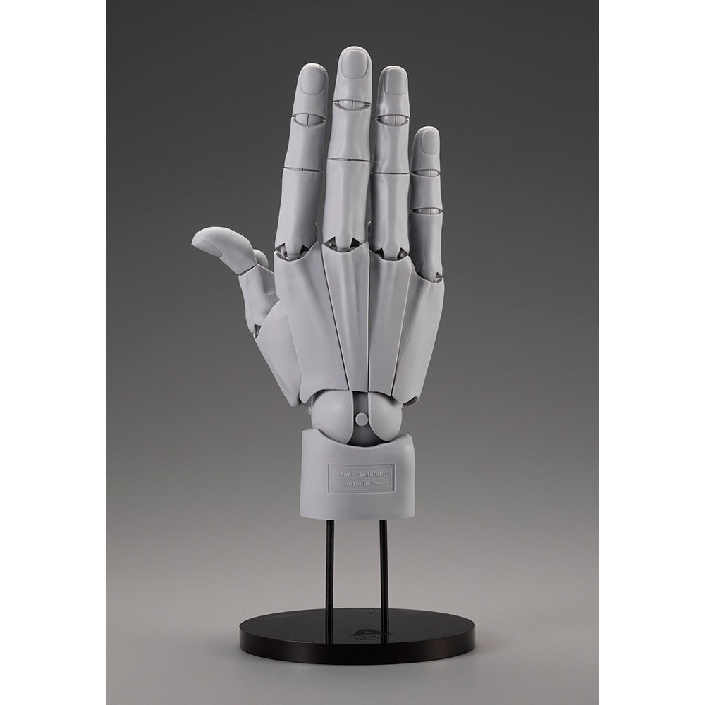 【中古即納】[FIG] ARTIST SUPPORT ITEM ハンドモデルMEN'S/R -GRAY- 1/1 完成品 可動フィギュア(AT037) コトブキヤ(20251219)