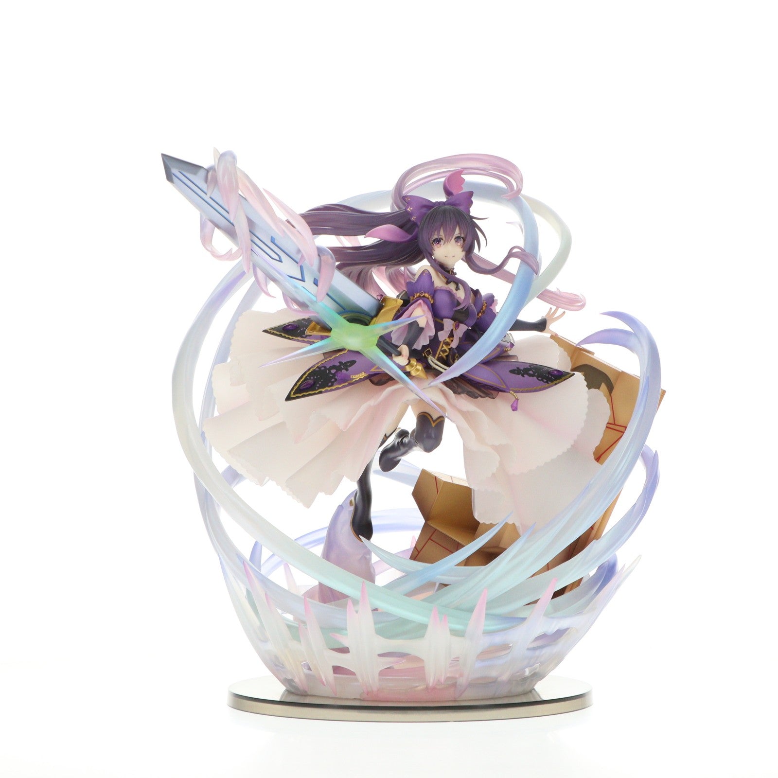 【中古即納】[FIG] SHIBUYA SCRAMBLE FIGURE 夜刀神十香(やとがみとおか) -Princess Amethyst Dress Ver.- デート・ア・ライブIV 1/7 完成品 フィギュア eStream(20250930)