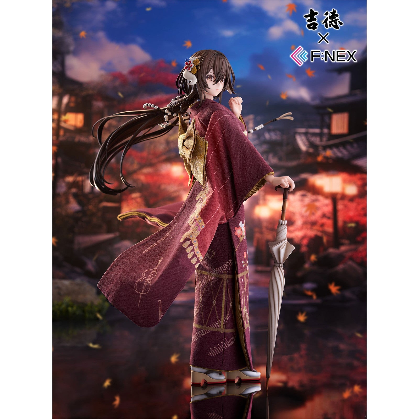 【予約安心出荷】[FIG] 吉徳×F:NEX 三笠(みかさ) 青花小町ver. -日本人形- アズールレーン 1/4 完成品 フィギュア(AMU-FNX1152) フリュー(2026年6月)