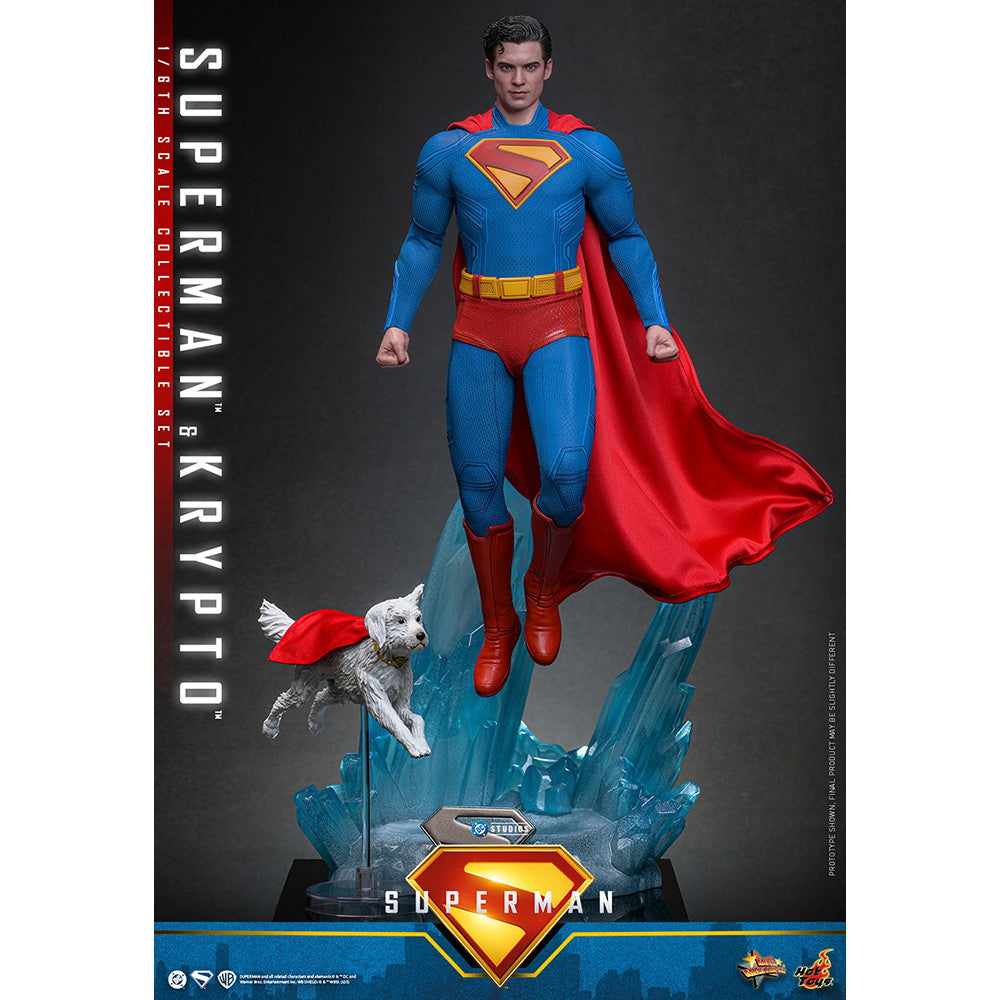 【予約安心出荷】[FIG] ムービー・マスターピース スーパーマン&クリプト スーパーマン(2025) 1/6 完成品 可動フィギュア(MM#812) ホットトイズ(2025年12月)