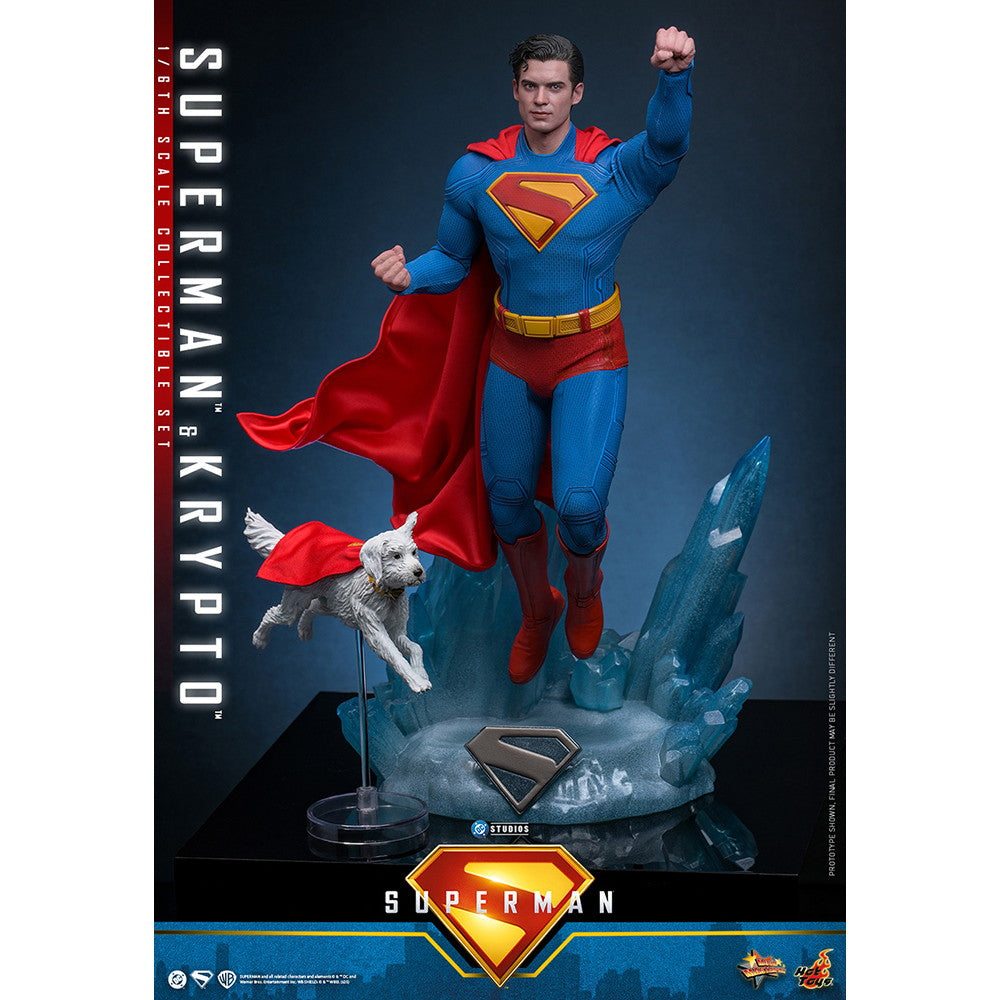 【予約安心出荷】[FIG] ムービー・マスターピース スーパーマン&クリプト スーパーマン(2025) 1/6 完成品 可動フィギュア(MM#812) ホットトイズ(2025年12月)