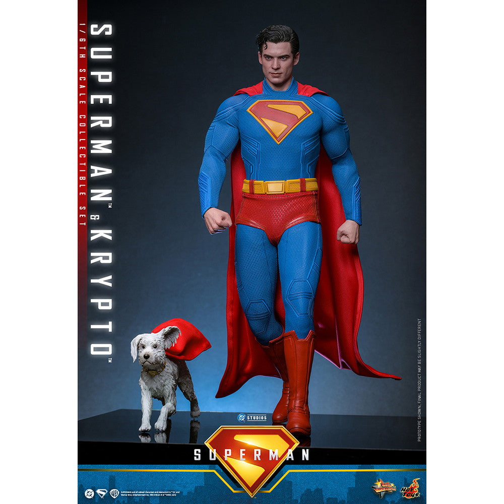 【予約安心出荷】[FIG] ムービー・マスターピース スーパーマン&クリプト スーパーマン(2025) 1/6 完成品 可動フィギュア(MM#812) ホットトイズ(2025年12月)