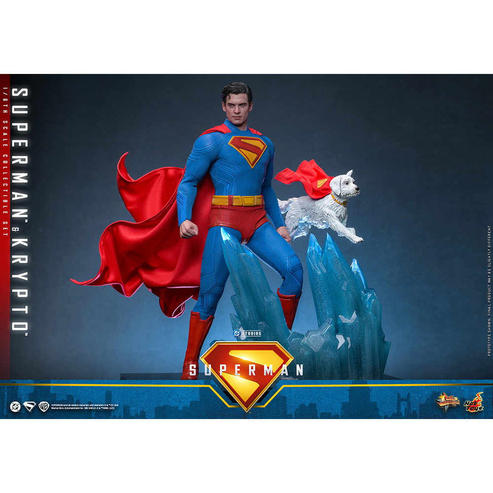 【予約安心出荷】[FIG] ムービー・マスターピース スーパーマン&クリプト スーパーマン(2025) 1/6 完成品 可動フィギュア(MM#812) ホットトイズ(2025年12月)