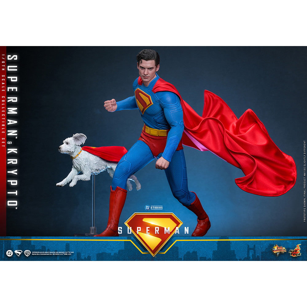 【予約安心出荷】[FIG] ムービー・マスターピース スーパーマン&クリプト スーパーマン(2025) 1/6 完成品 可動フィギュア(MM#812) ホットトイズ(2025年12月)