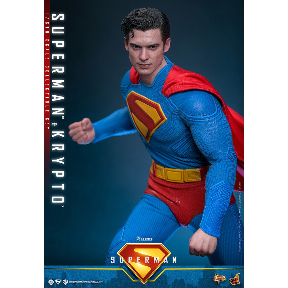 【予約安心出荷】[FIG] ムービー・マスターピース スーパーマン&クリプト スーパーマン(2025) 1/6 完成品 可動フィギュア(MM#812) ホットトイズ(2025年12月)