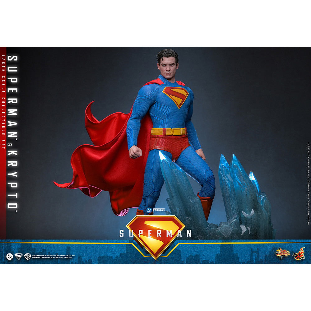 【予約安心出荷】[FIG] ムービー・マスターピース スーパーマン&クリプト スーパーマン(2025) 1/6 完成品 可動フィギュア(MM#812) ホットトイズ(2025年12月)