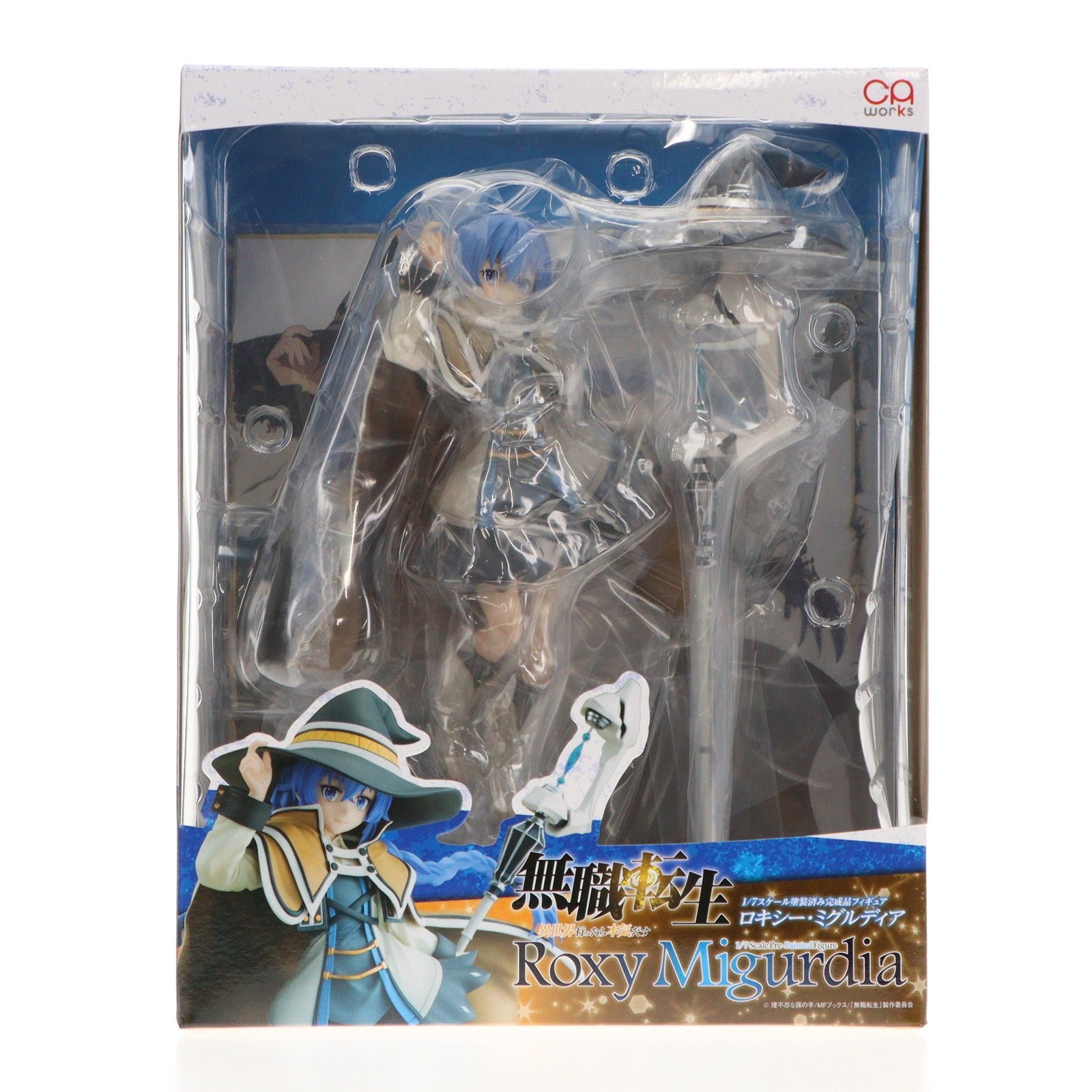 【中古即納】[FIG] 色紙&タペストリー付属 キャラアニ.com限定 CAworks ロキシー・ミグルディア 限定特装版 無職転生 ～異世界行ったら本気だす～ 1/7 完成品 フィギュア KADOKAWA(カドカワ)(20210831)