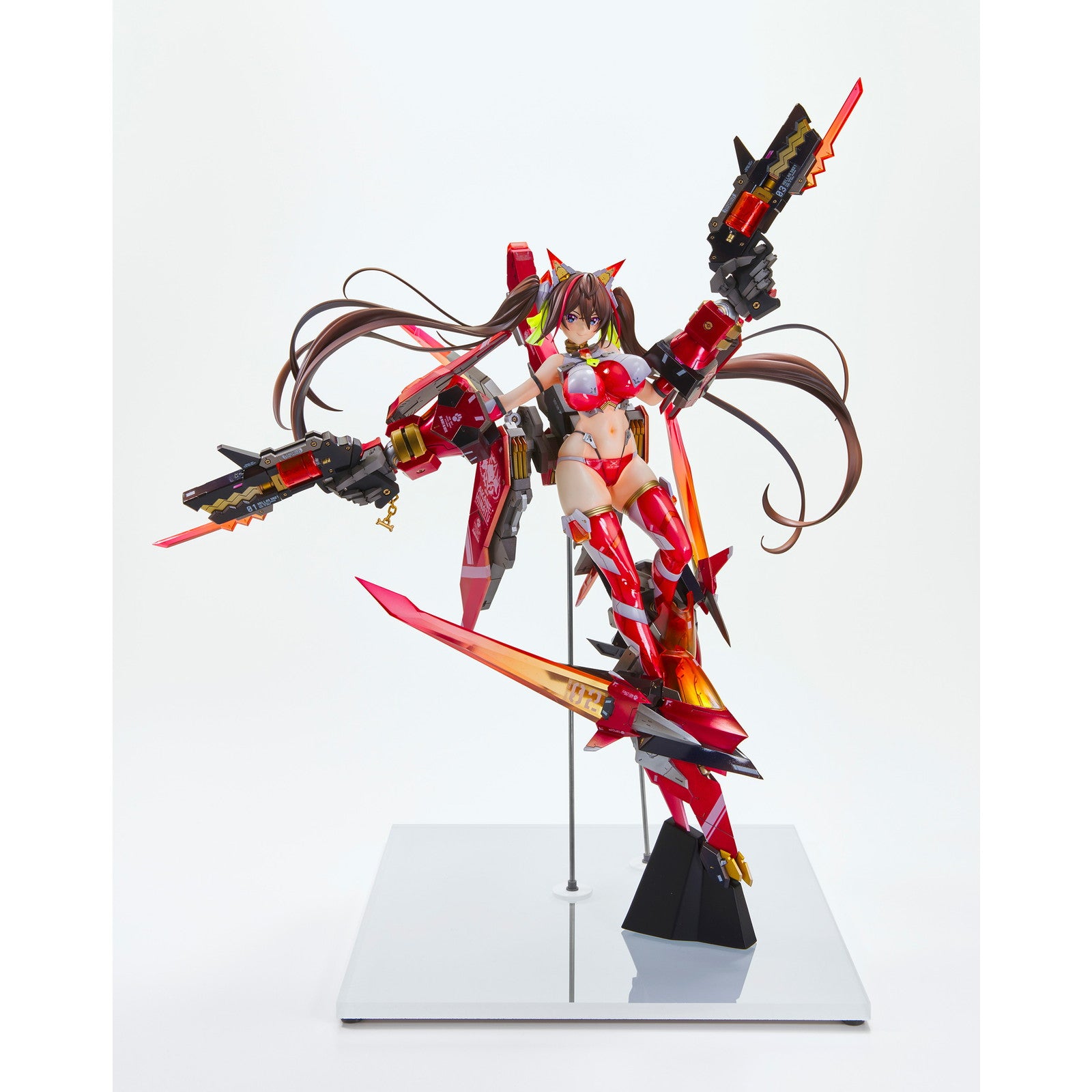 【予約安心出荷】[FIG] ヴェルテクス・オリジナルズ オービットガールズ ENTRY NO.02 アカネ・ヒナツ 完成品 フィギュア ヴェルテクス(2025年12月)