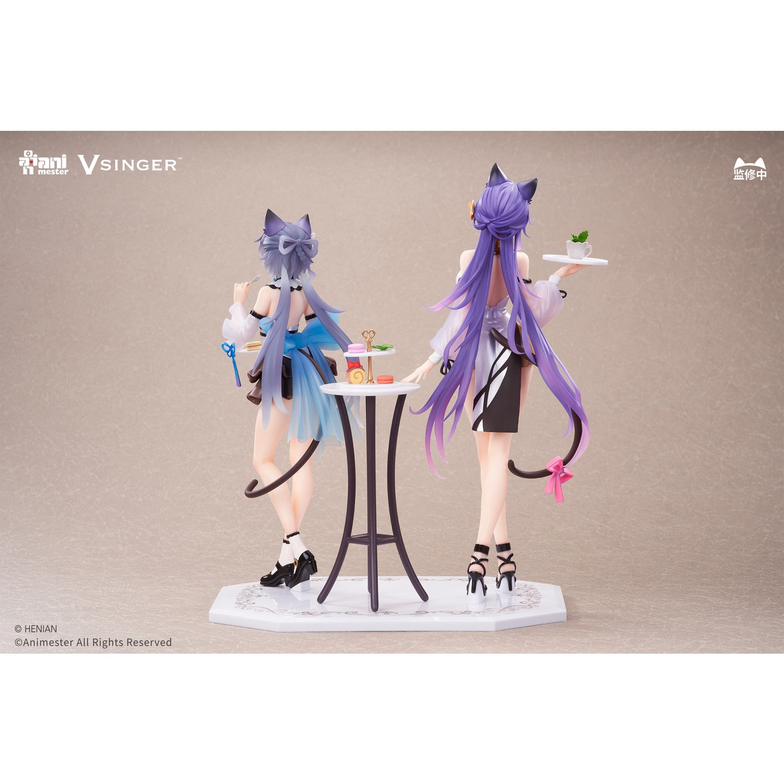 【予約安心出荷】[FIG] アクリルしおり付属 洛天依&墨清弦(ルォ・テンイ&モーチンシェン) 不思議のティーブレイクVer. VSINGER 1/7 完成品 フィギュア AniMester(アニメスター)(2026年7月)
