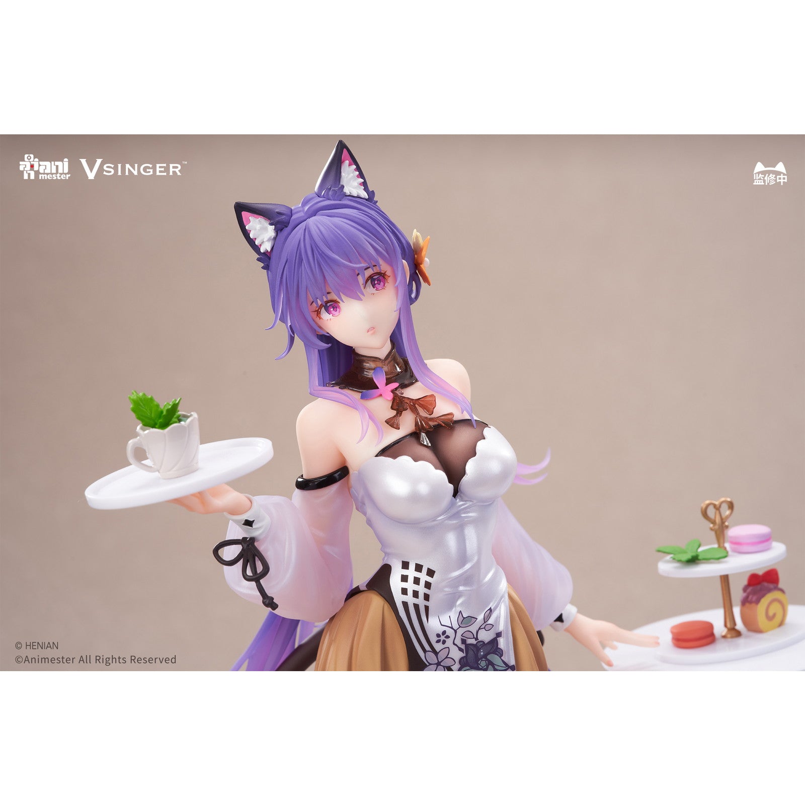 【予約安心出荷】[FIG] アクリルしおり付属 洛天依&墨清弦(ルォ・テンイ&モーチンシェン) 不思議のティーブレイクVer. VSINGER 1/7 完成品 フィギュア AniMester(アニメスター)(2026年7月)