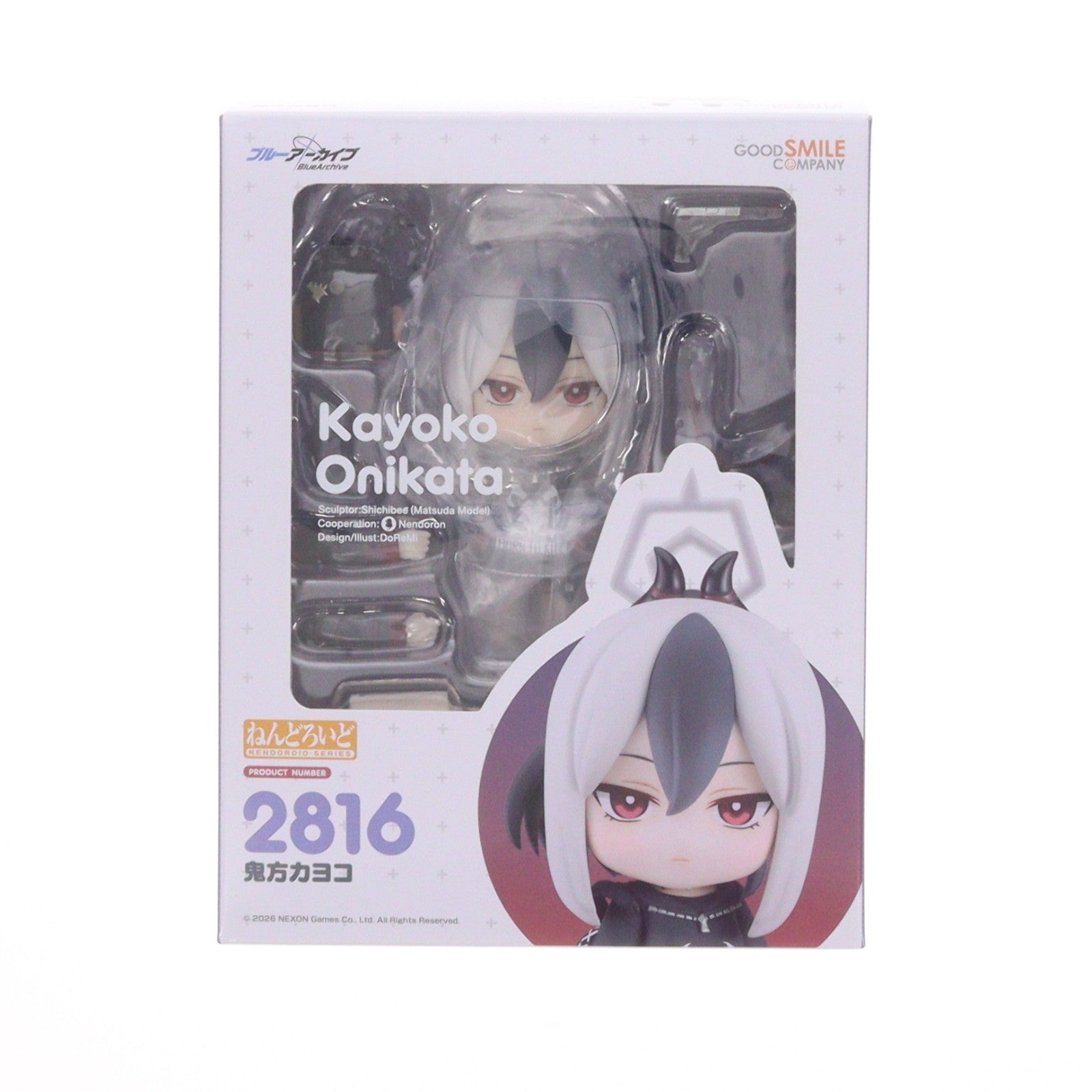 【中古即納】[FIG] ねんどろいど 2816 鬼方カヨコ(おにかたかよこ) ブルーアーカイブ -Blue Archive- 完成品 可動フィギュア グッドスマイルカンパニー(20260124)