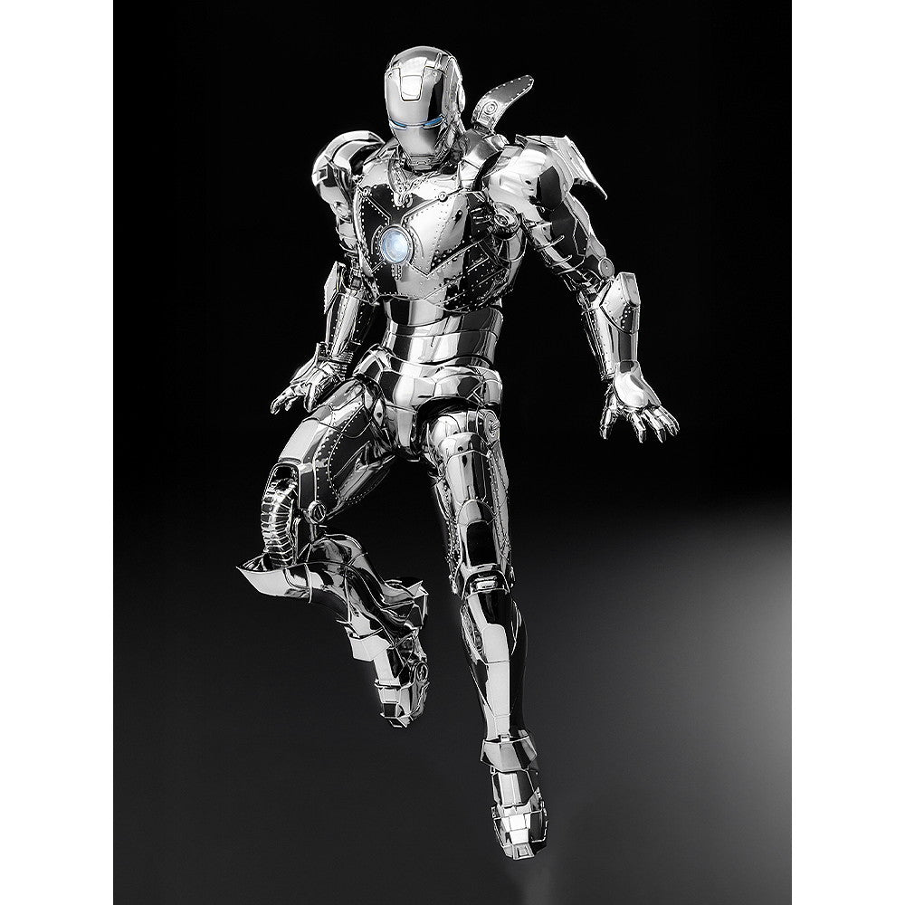 【新品即納】[FIG] DLX Iron Man Mark 2(Chrome Edition)(DLX アイアンマン・マーク2(クローム・エディション)) Marvel Studios' The Infinity Saga(マーベル・スタジオ: インフィニティ・サーガ) 1/12 完成品 可動フィギュア threezero(スリーゼロ)(20260425)
