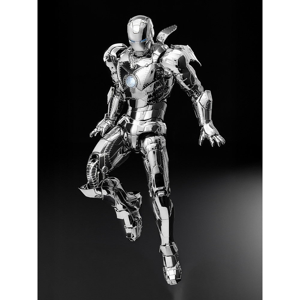 【新品】【お取り寄せ】[FIG] DLX Iron Man Mark 2(Chrome Edition)(DLX アイアンマン・マーク2(クローム・エディション)) Marvel Studios' The Infinity Saga(マーベル・スタジオ: インフィニティ・サーガ) 1/12 完成品 可動フィギュア threezero(スリーゼロ)(20260425)