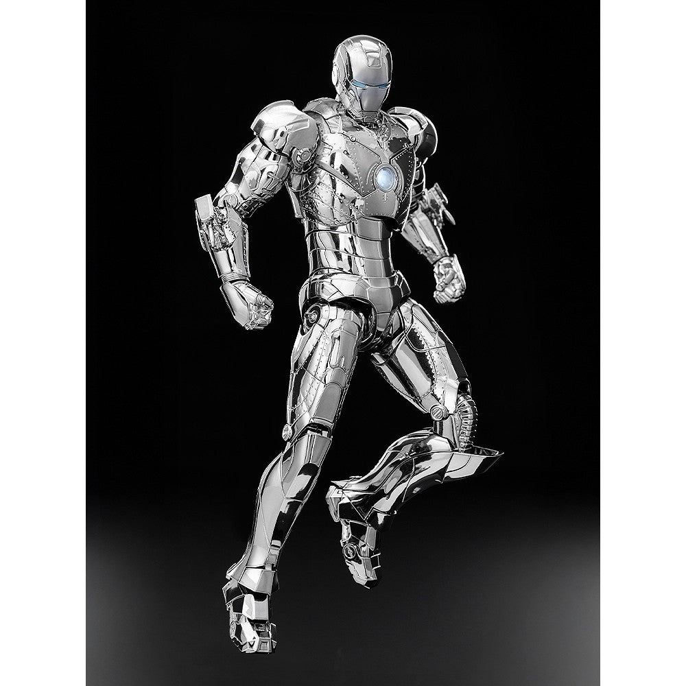 【新品】【お取り寄せ】[FIG] DLX Iron Man Mark 2(Chrome Edition)(DLX アイアンマン・マーク2(クローム・エディション)) Marvel Studios' The Infinity Saga(マーベル・スタジオ: インフィニティ・サーガ) 1/12 完成品 可動フィギュア threezero(スリーゼロ)(20260425)