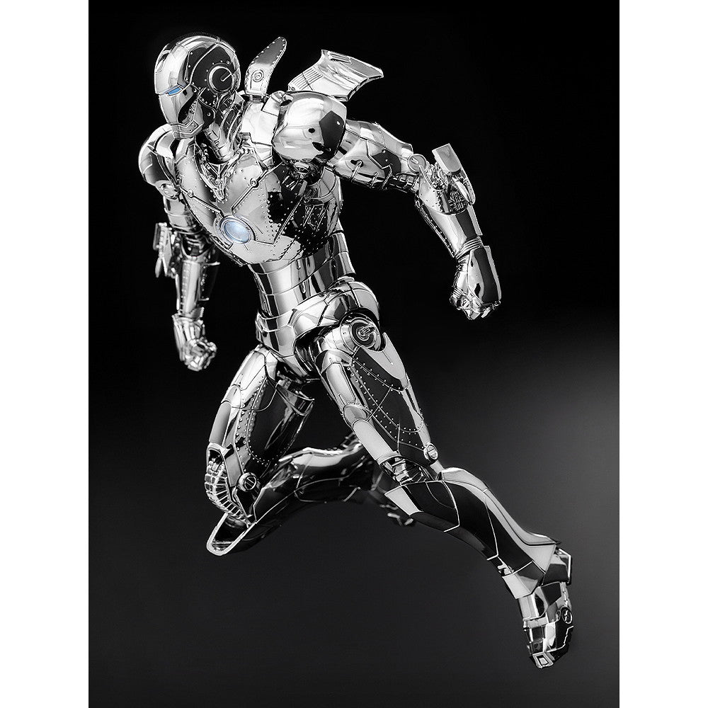 【新品即納】[FIG] DLX Iron Man Mark 2(Chrome Edition)(DLX アイアンマン・マーク2(クローム・エディション)) Marvel Studios' The Infinity Saga(マーベル・スタジオ: インフィニティ・サーガ) 1/12 完成品 可動フィギュア threezero(スリーゼロ)(20260425)