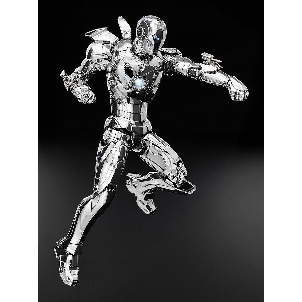 【新品】【お取り寄せ】[FIG] DLX Iron Man Mark 2(Chrome Edition)(DLX アイアンマン・マーク2(クローム・エディション)) Marvel Studios' The Infinity Saga(マーベル・スタジオ: インフィニティ・サーガ) 1/12 完成品 可動フィギュア threezero(スリーゼロ)(20260425)