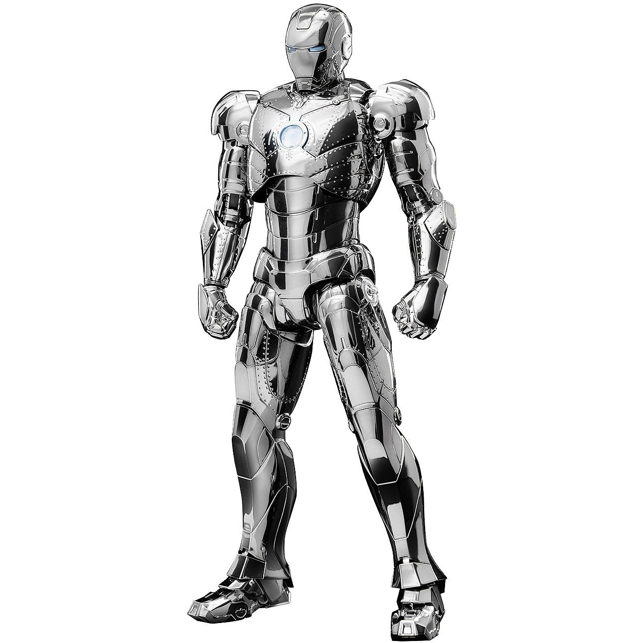 【新品】【お取り寄せ】[FIG] DLX Iron Man Mark 2(Chrome Edition)(DLX アイアンマン・マーク2(クローム・エディション)) Marvel Studios' The Infinity Saga(マーベル・スタジオ: インフィニティ・サーガ) 1/12 完成品 可動フィギュア threezero(スリーゼロ)(20260425)