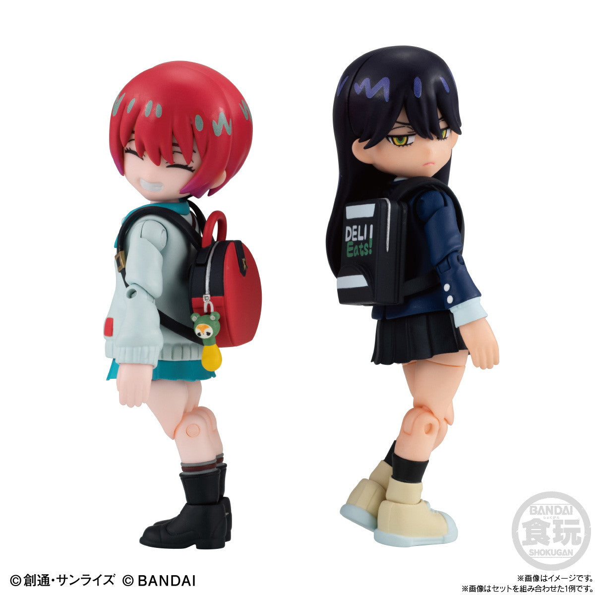 【新品即納】[FIG] (食玩) LINK TRAVELERS(リンクトラベラーズ) 『機動戦士Gundam GQuuuuuuX』ノ世界 マチュ&ニャアンセット 機動戦士ガンダム ジークアクス 可動フィギュア バンダイ(20251215)