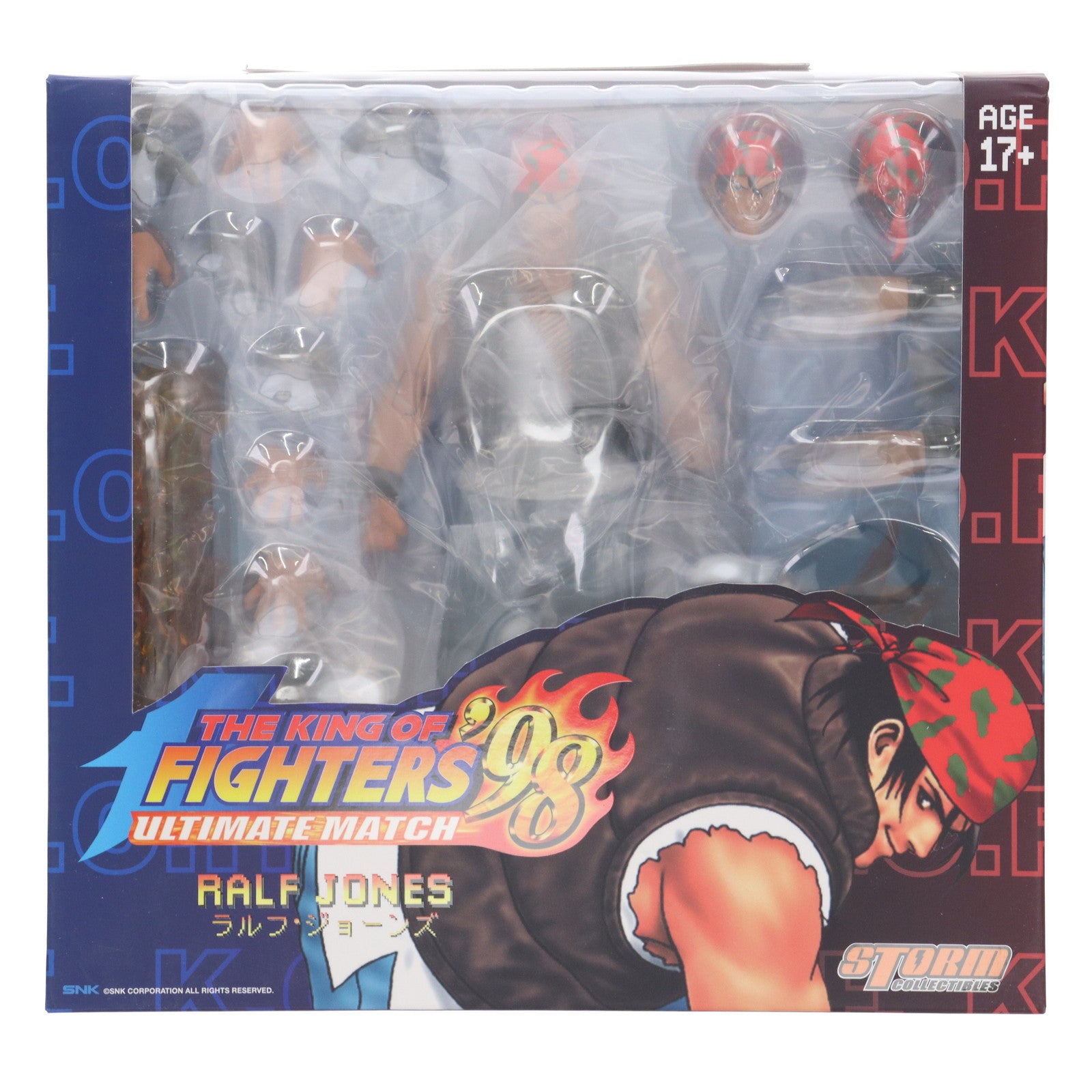 【中古即納】[FIG] ラルフ・ジョーンズ THE KING OF FIGHTERS '98 ULTIMATE MATCH(ザ・キング・オブ・ファイターズ98 アルティメットマッチ) 完成品 アクションフィギュア(SKKF14)(海外流通版) ストームコレクティブルズ(20250630)