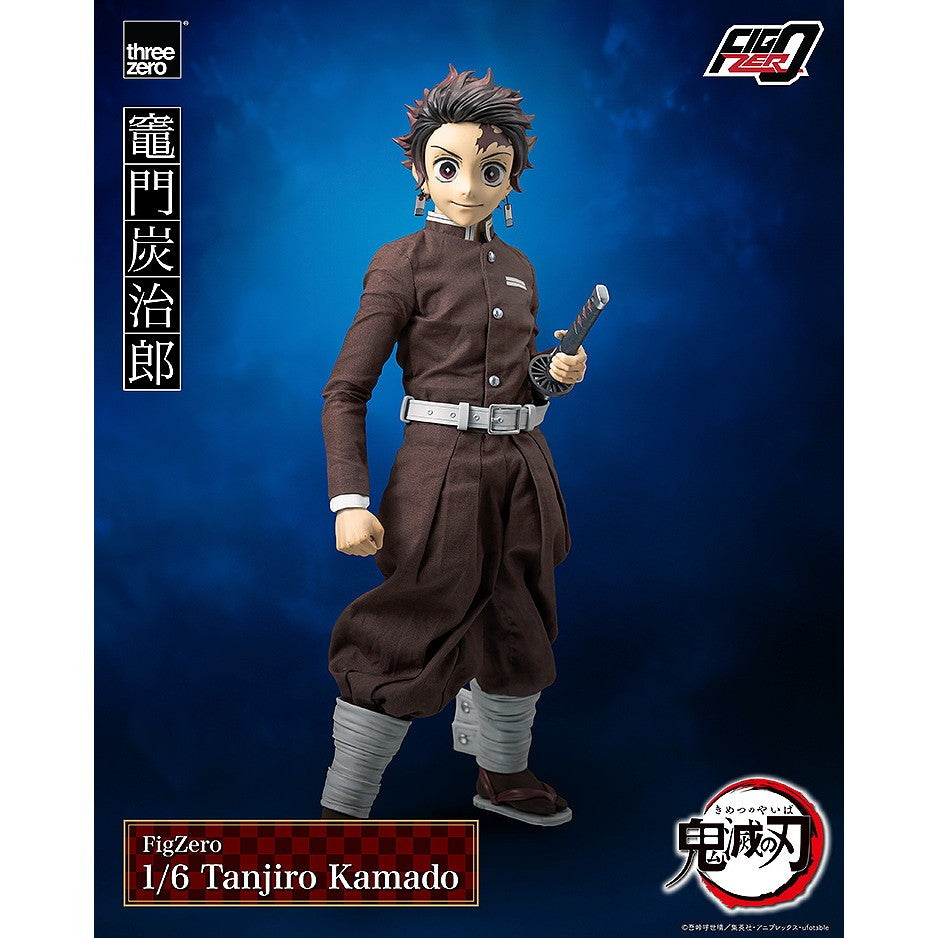 【新品】【お取り寄せ】[FIG] (再販) フィグゼロ 竈門炭治郎(かまどたんじろう) 鬼滅の刃 1/6 完成品 可動フィギュア threezero(スリーゼロ)/グッドスマイルカンパニー(20260305)