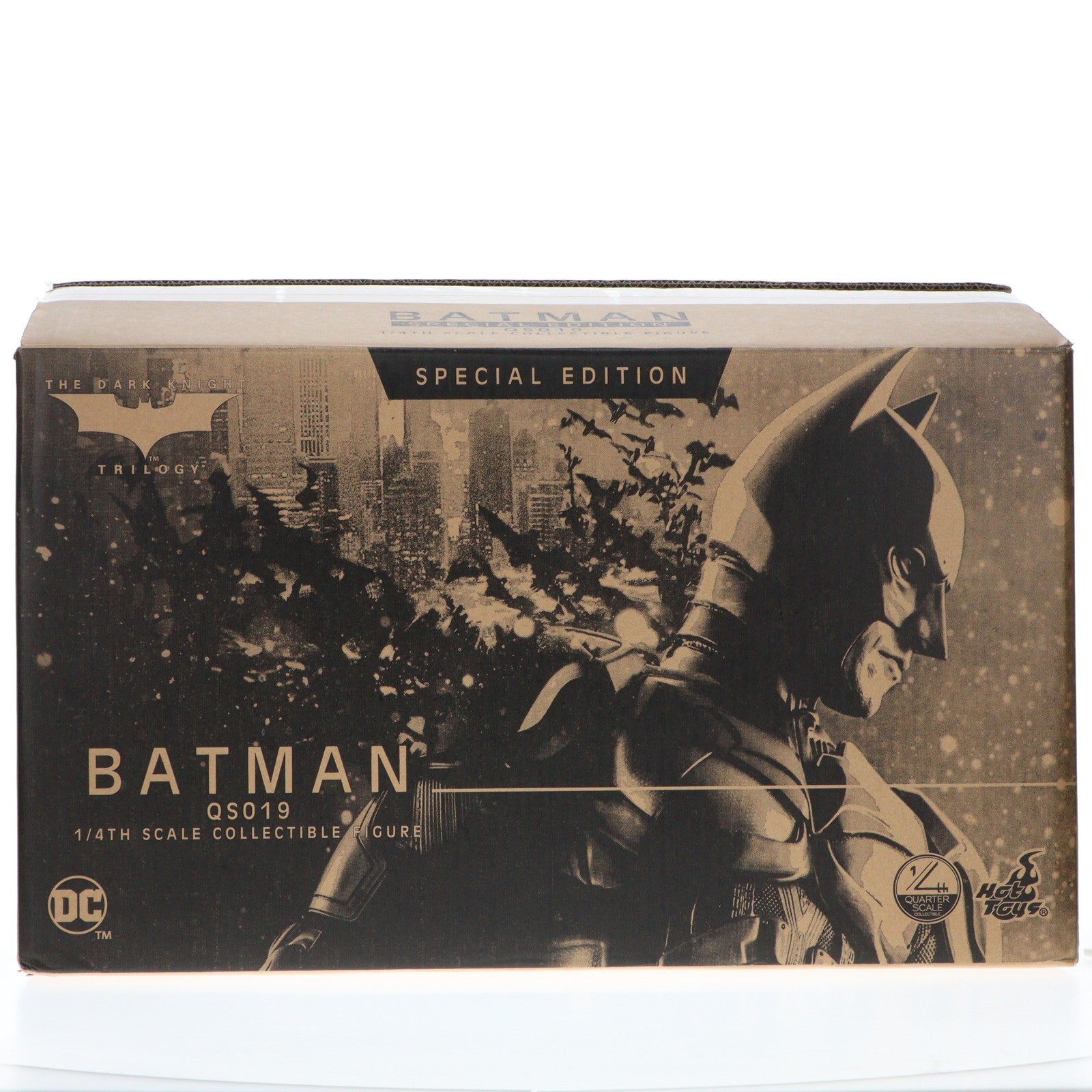 【中古即納】[FIG] トイサピエンス限定 クオーター・スケール バットマン[ボーナスアクセサリー付き] ダークナイト・トリロジー 1/4 完成品 可動フィギュア(QS#019b) ホットトイズ(20230430)