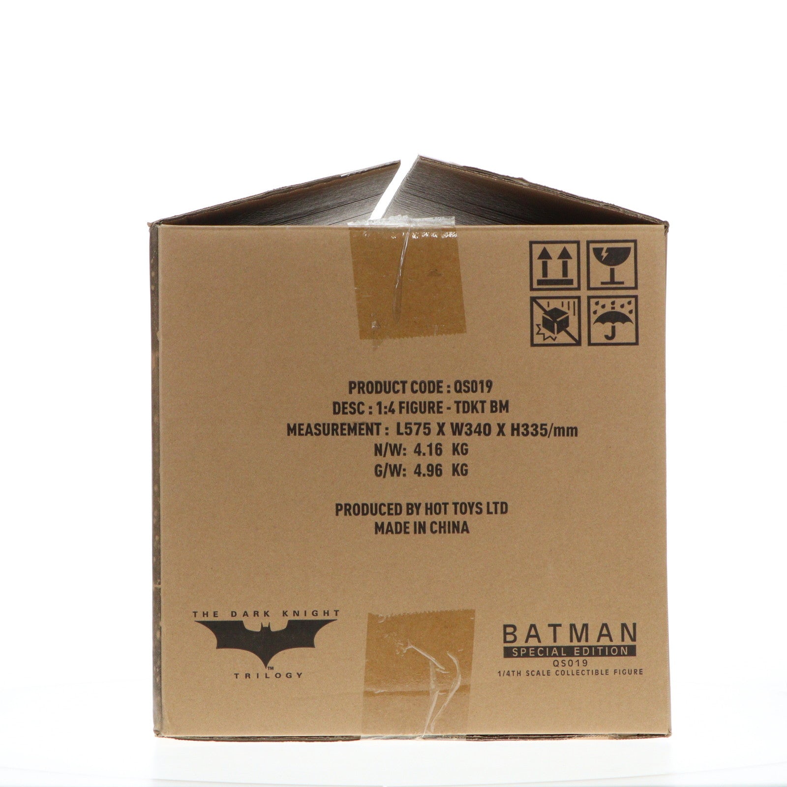 【中古即納】[FIG] トイサピエンス限定 クオーター・スケール バットマン[ボーナスアクセサリー付き] ダークナイト・トリロジー 1/4 完成品 可動フィギュア(QS#019b) ホットトイズ(20230430)