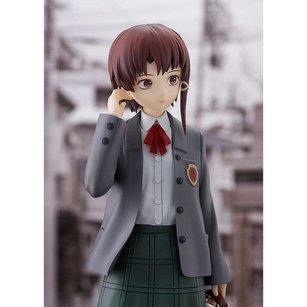 【予約安心出荷】[FIG] POP UP PARADE(ポップアップパレード) 岩倉玲音(いわくられいん) L size serial experiments lain(シリアルエクスペリメンツレイン) 完成品 フィギュア グッドスマイルカンパニー(2026年2月)