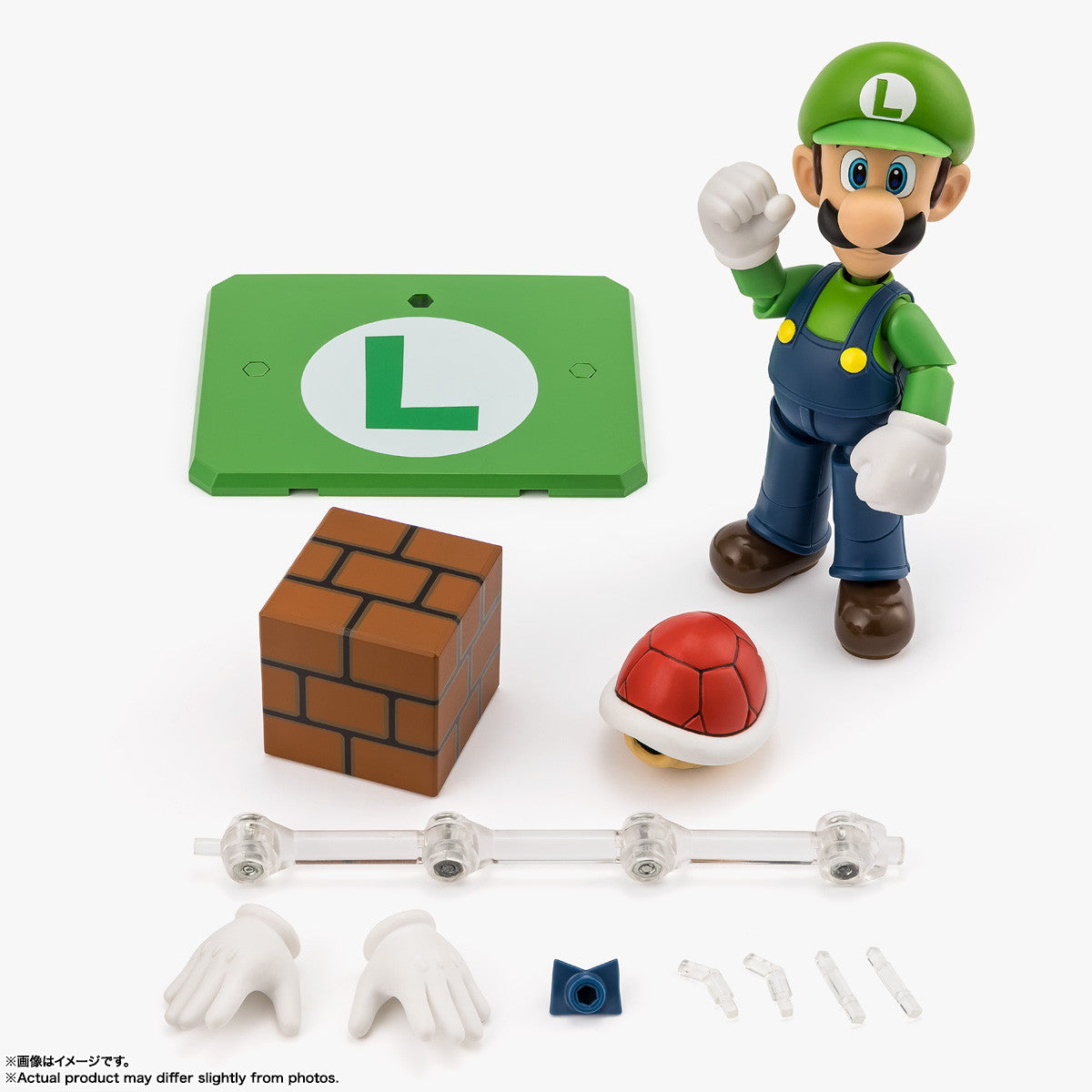 【新品即納】[FIG] S.H.Figuarts(フィギュアーツ) ルイージ(SUPER MARIO) スーパーマリオ 完成品 可動フィギュア バンダイスピリッツ(20260221)